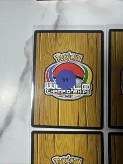 LOT OF (4X) Deoxys EX 53/116 World Championships 2014 UR POKEMON Card HP-LP - Image 3