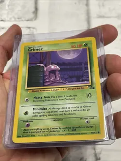 Pokemon Card Grimer 48/62 Unlimited Fossil WOTC NM/MT Vintage Vtg Nintendo TCG - Image 2
