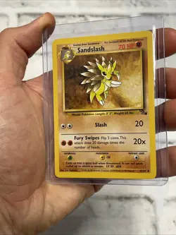 Pokemon TCG Sandslash Fossil 41/62 Regular Unlimited Uncommon Card WOTC NM/MT - Image 2