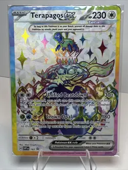 SEALED Terapagos ex 165 Scarlet & Violet Promo Cards AUTHENTIC Pokemon Card - Image 1