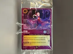 Disney Lorcana Elsa-The Fifth Spirit Promo Foil Card 6/P3 Frozen SEALED - Image 1