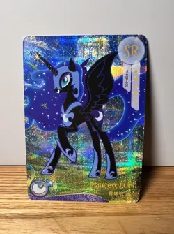 Princess Luna Nightmare Moon SR YH-SR-050 Proxy My Little Pony CCG Card - Image 1