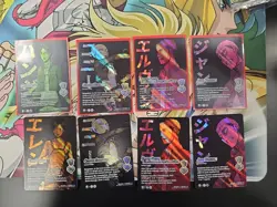 Universus Attack On Titan 2024 Gen Con Promo 8 Cards. Including Eren Yeager - Image 1
