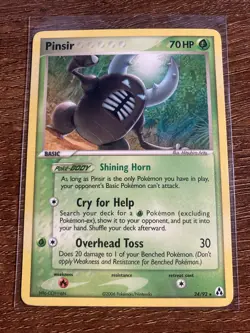 Pinsir 24/92 EX Legend Maker Non Holo Rare Pokemon Card Lightly Played To NM - Image 1