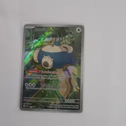 Pokemon Snorlax Full Art Promo Holo Card SV Scarlet & Violet 051 150 HP English - Image 1