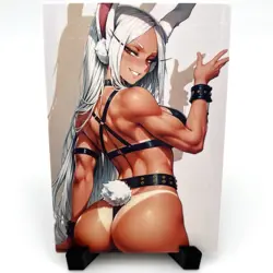 My Hero Academia Mirko Sexy Anime Waifu Girl Doujin Lewd Goddess Story Art Card - Image 1