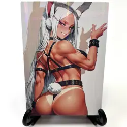 My Hero Academia Mirko Sexy Anime Waifu Girl Doujin Lewd Goddess Story Art Card - Image 2
