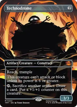 Technodrome - Borderless Light Play, English Magic the Gathering MTG Teenage Mut - Image 1