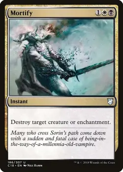 1x Mortify NM Eng MTG - Commander 2018 - Image 1
