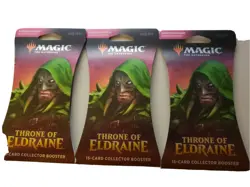 3 (three) x Thrones of Eldraine COLLECTOR Booster Blister henge oko fabled - Image 1
