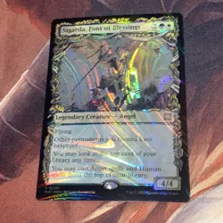Sigarda, Font Of Blessings Mtg March Of The Machine The Aftermath Nm Halo Foil - Image 2