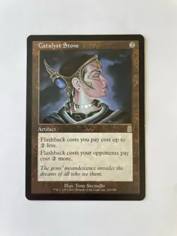 1x Catalyst Stone Odyssey MTG Magic the Gathering Rare Artifact Flashback LP - Image 1