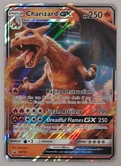 Charizard GX SM195 Sm Holo Pokemon Card Single Promo RARE - Image 1