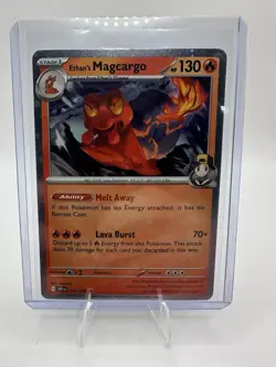 Ethan’s Magcargo 036/182 Cosmos Holo Promo - Destined Rivals - Pokemon TCG - Image 3