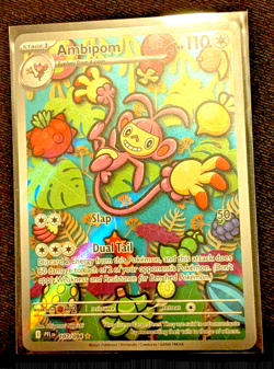 Ambipom #107/094 (Phantasmal Flames) ME02: PFL Pokemon *ILLUSTRATION RARE* NM - Image 1