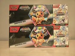 Pokemon Sam’s Club Prismatic Evolutions Surprise Box + Booster Bundle Lot Of 2 - Image 1