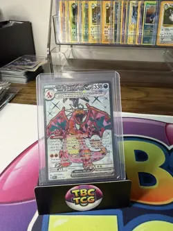 Pokemon TCG Charizard ex Tera Full Art Holo Secret Rare 215/197 Obsidian Flames - Image 1