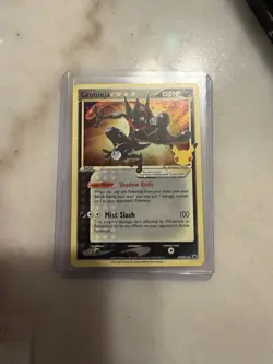 Pokemon Greninja SWSH144 Celebrations Gold Star Promo 25th Anniversary - Image 1