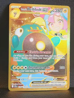 2025 Pokemon Iono's Bellibolt EX Secret Rare 188/159 SV09 - Image 1