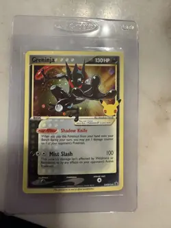 Pokemon Greninja SWSH144 Celebrations Gold Star Promo 25th Anniversary - Image 1