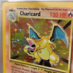 Pokemon Base Set Holo Rare Charizard 4/102 PSA 8 NM-MT - Image 2