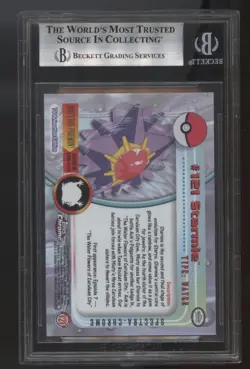 BGS 9.0 Starmie #121 2000 Topps Chrome Pokemon Spectra-Chrome *POP 1* - Image 2