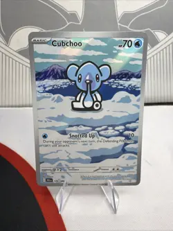 Pokemon TCG Cubchoo Illustration Rare Black Bolt 109/086💥 - Image 1