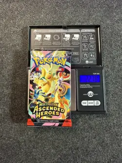 22.79g and 22.78g VERY HEAVY! Pokemon TCG Ascended Heroes Booster Pack (SEALED) - Image 5