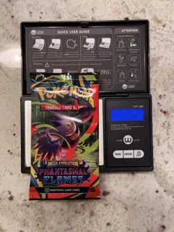 VERY HEAVY!! (22.62g) Pokemon Phantasmal Flames – Factory Sealed Booster Pack! - Image 1