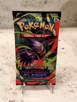 VERY HEAVY!! (22.62g) Pokemon Phantasmal Flames – Factory Sealed Booster Pack! - Image 3