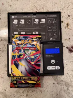 VERY HEAVY!! (22.56g) Pokemon Mega Evolutions – Factory Sealed Booster Pack - Image 1