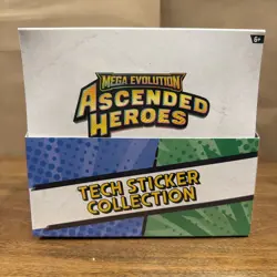 Pokemon Ascended Heroes Tech Sticker Collection - SEALED - Case of 12 Blisters - Image 1