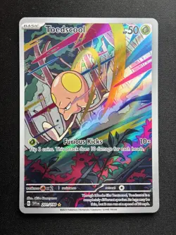 Pokemon: Toedscool Illustration Rare 201/198 Scarlet & Violet Base - Image 1