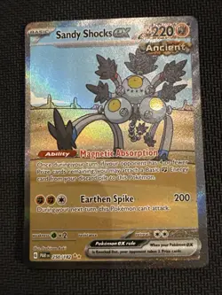 Pokemon Sandy Shocks ex - 250/182 - Special Illustration Rare - NM SV Paradox - Image 1
