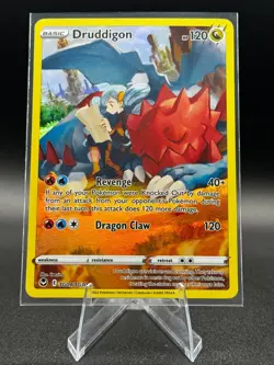 Druddigon TG09/TG30 Sword & Shield Silver Tempest Trainer Gallery Holo Pokemon - Image 1