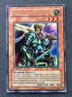 Yugioh Marauding Captain 1st Edition Ultra Rare LOD-018 NM - Image 1