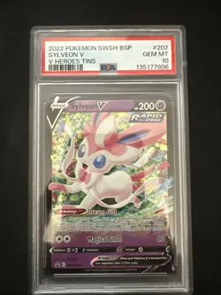 Sylveon V SWSH202 Promo Card Sword & Shield PSA 10 Gem Mint - Image 1