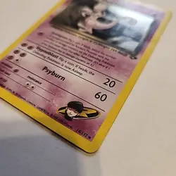 Pokemon Rocket’s Mewtwo 14/132 Gym Challenge Vintage Holo Card WOTC MP - Image 3
