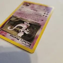 Pokemon Rocket’s Mewtwo 14/132 Gym Challenge Vintage Holo Card WOTC MP - Image 4