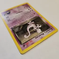Pokemon Rocket’s Mewtwo 14/132 Gym Challenge Vintage Holo Card WOTC MP - Image 5