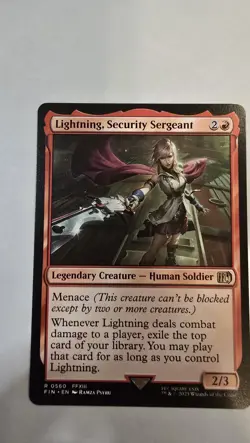 Lightning, Security Sergeant R FINAL FANTASY 560 NM - Image 1