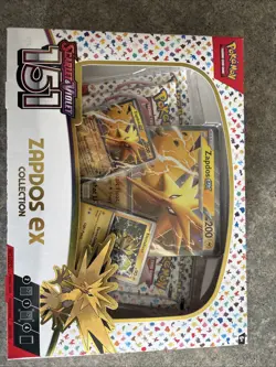 Pokemon TCG Scarlet & Violet 151 Zapdos EX Collection Box Sealed NEW - Image 1