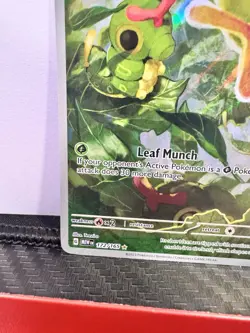 Caterpie Illustration Rare 172/165 Scarlet & Violet 151 Pokemon TCG NM/M - Image 5
