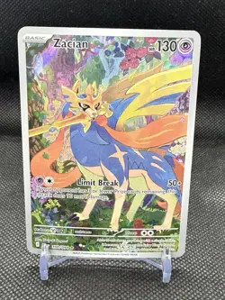 Zacian 100/094 Pokemon TCG Illustration Rare ME02: Phantasmal Flames Near Mint - Image 1