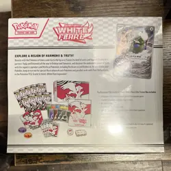 Pokemon TCG Scarlet & Violet White Flare Reshiram Elite Trainer Sealed Box - Image 3