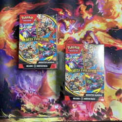 Pokemon TCG Mega Evolution Booster Bundle - 6 Booster Packs X2 - Image 1