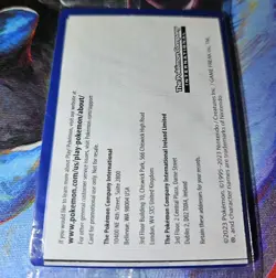 Pikachu Pokemon TCG Promo Card 101 Black. Star SVP Sealed. Rare - Image 2