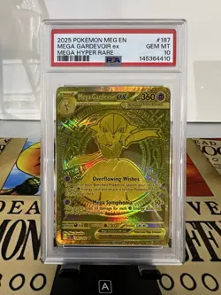 2025 POKEMON MEG EN-MEGA EVOLUTION MEGA HYPER RARE #187 MEGA GARDEVOIR EX PSA 10 - Image 1