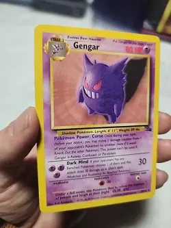Vintage Gengar Pokemon Fossil 20/62 1999 Non Holo Rare NM- - Image 4