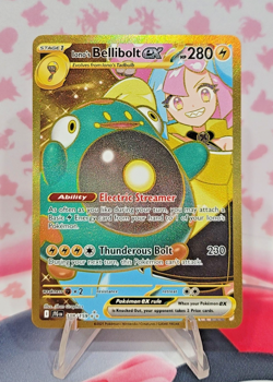 Iono's Bellibolt ex 188/159 Journey Together JTG Hyper Rare Pokemon TCG NM - Image 1